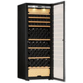 Modern Glass And Stainless Steel LED Lighting Wine Storage Cabinet With Customized Size For Supermarkets/Warehouses